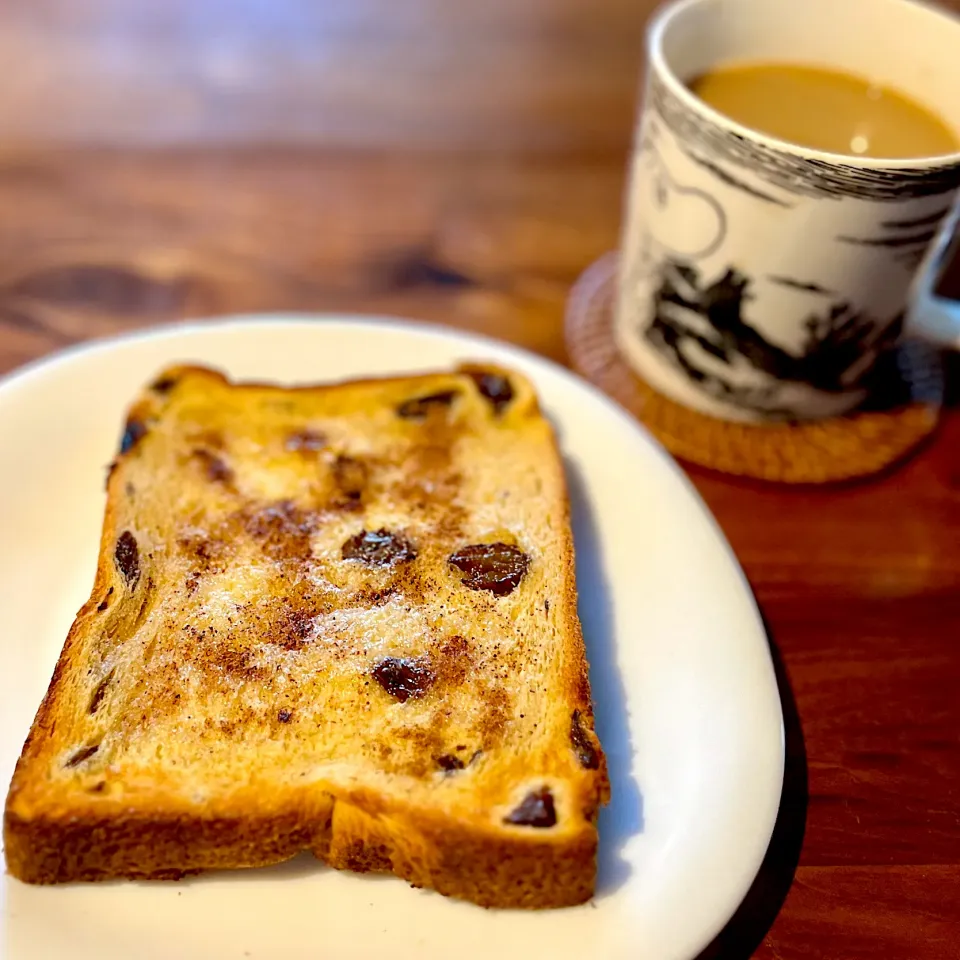 シナモンレーズンハニーバタートースト🍞 Cinnamon Raisin Honey Butter Toast|アッコちゃん✨さん