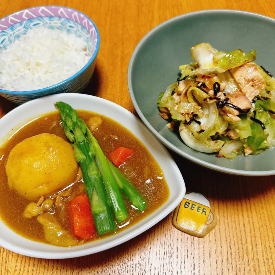 Snapdishの料理写真:普通のカレー🍛
無限キャベツ|naoさん