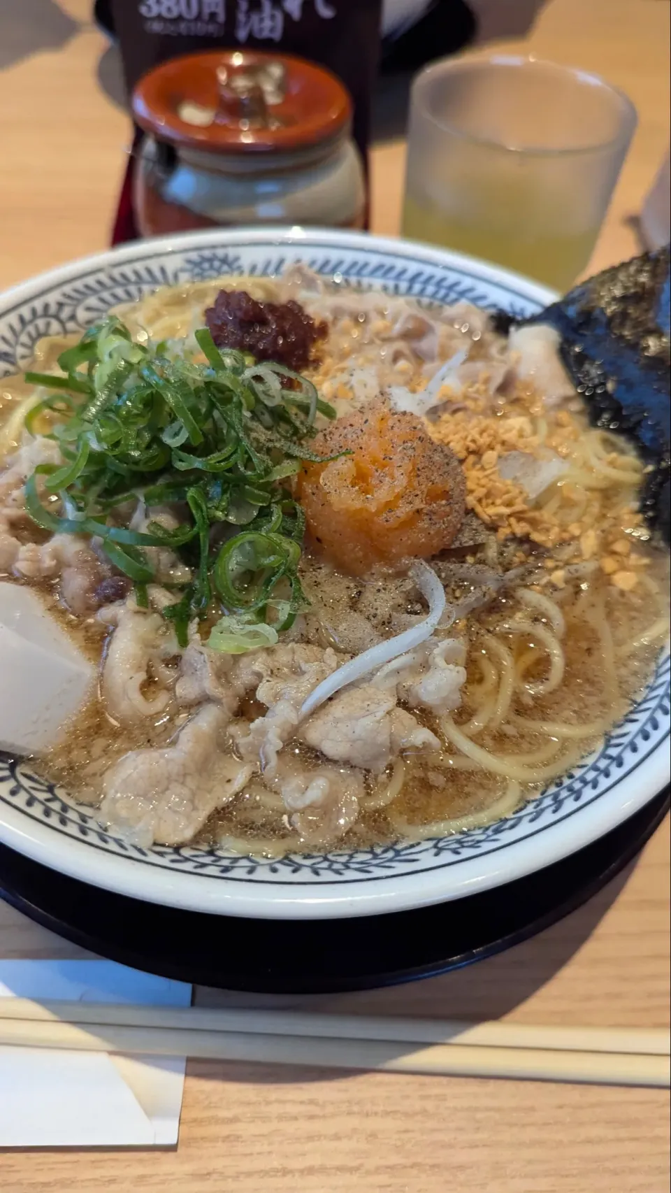 Snapdishの料理写真:丸源ラーメン　肉そば🍻|miyuki🌱さん