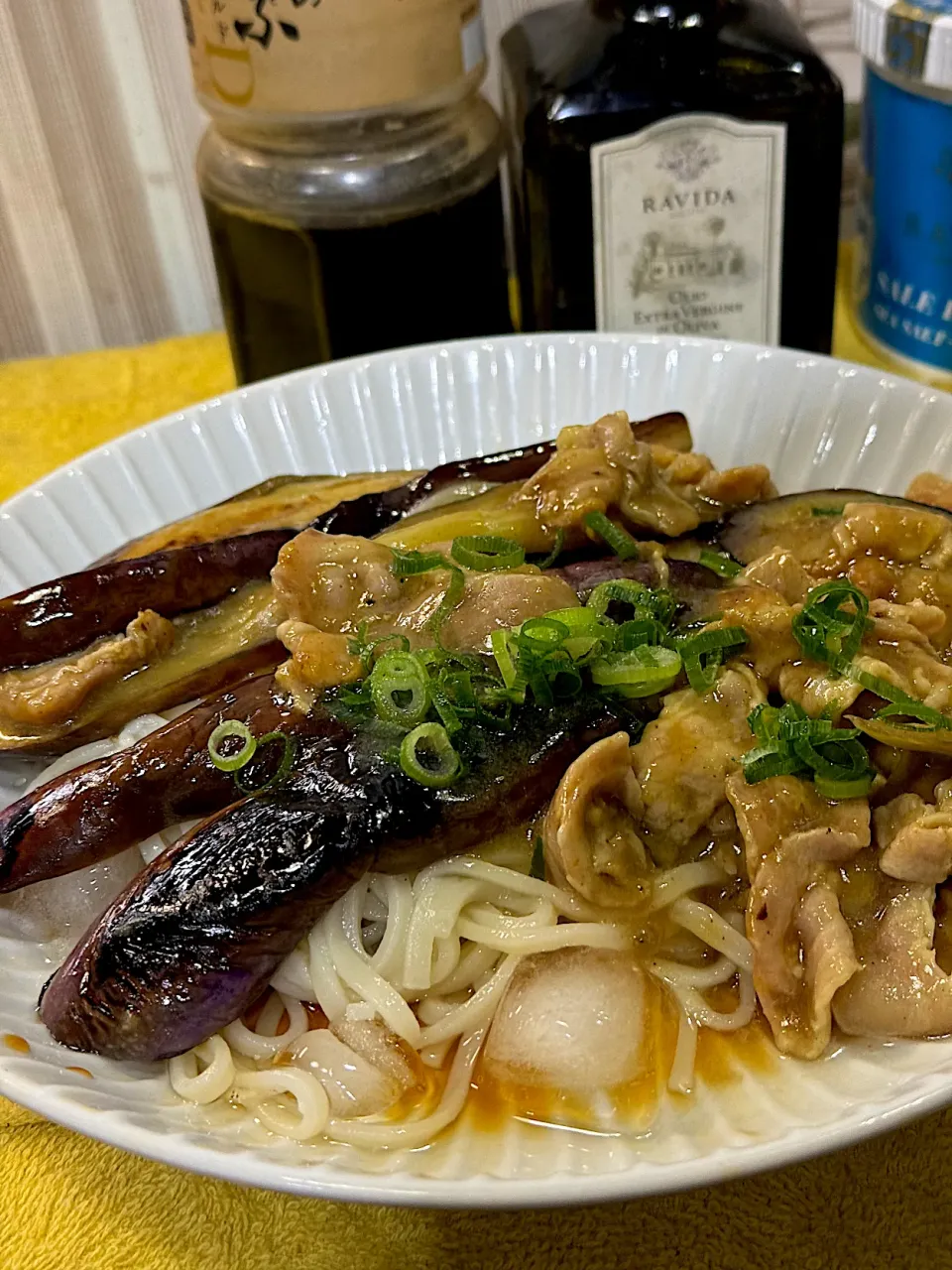 とろとろ🍆ナスあんかけうどん☺️|🐧ペンギン2さん