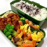 Snapdishの料理写真:甘酢からあげ弁当| WiTさん