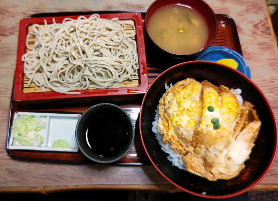 カツ丼ざるセット|哲さん