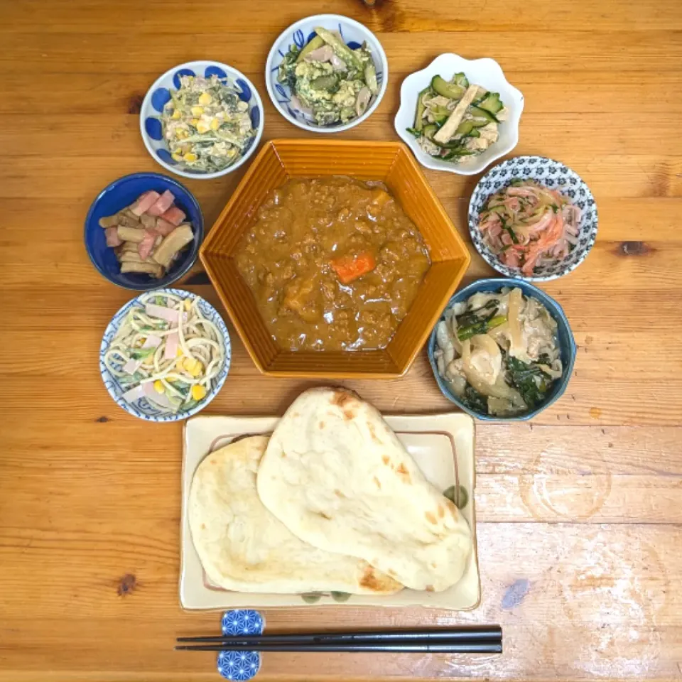 今夜はナンカレー🍛|まゆめろさん