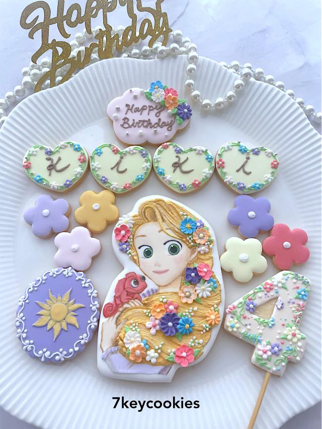 ラプンツェルアイシングクッキー/7keycookies | Snapdish[スナップ