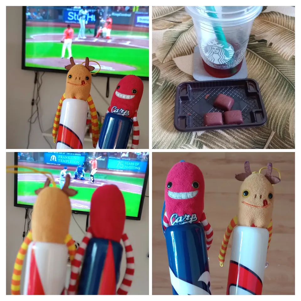 Snapdishの料理写真:⚾🍫☕🥜🌰🐟|🍁さん