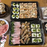 Snapdishの料理写真:娘の家でホームパーティー|KUROMIさん