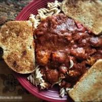 Really Good Rotoni & Meatballs  Multigrain Garlic Toasted Bread|Michele Manuelさん