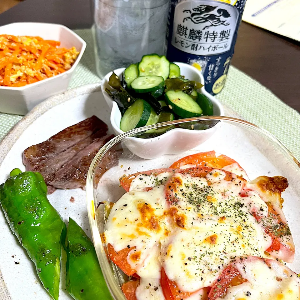 Snapdishの料理写真:6/29晩ご飯：一人晩酌|ななみんさん