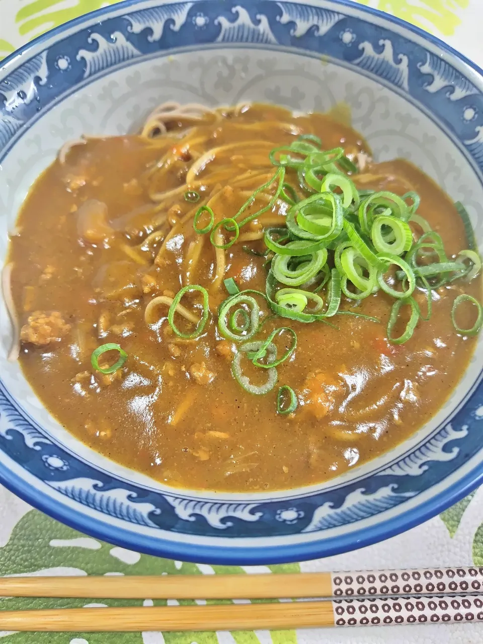 カレー蕎麦です🍀|rikako♪。.:＊さん