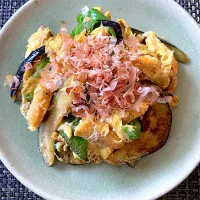 茄子と油揚げのチャンプルー