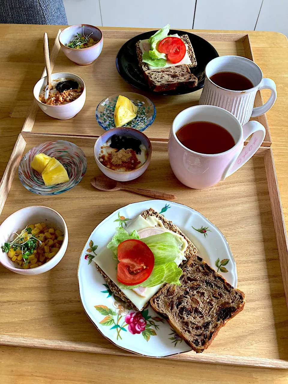 ゆっくり休日のおそめ朝ごはん🌱|さくたえさん