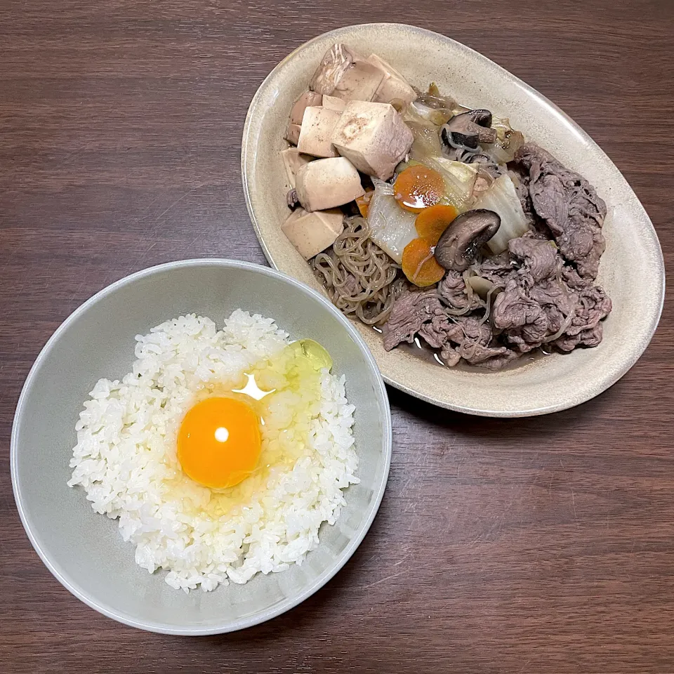 すき焼き丼|dashi menjiroさん