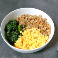 三色そぼろ丼|Noneさん