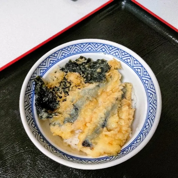 Snapdishの料理写真:昨日の残り物です
トビウオ天丼。|ariyo4200さん