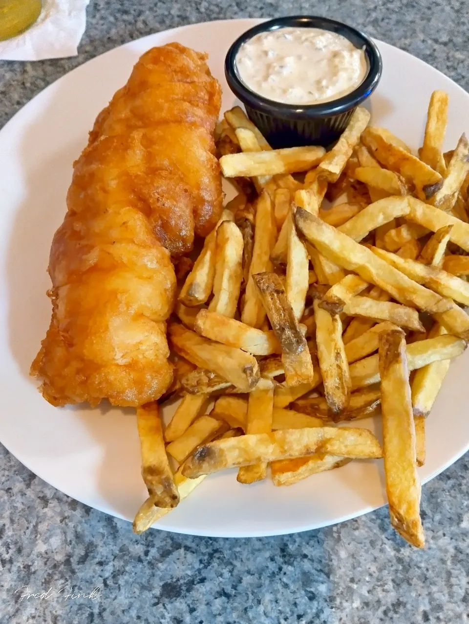 Beer battered Fried Haddock Dinner with Fries|Fastcook2021さん