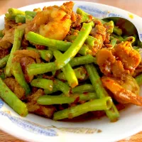 Snapdishの料理写真:Stir fry sambal long bean|Florrieさん