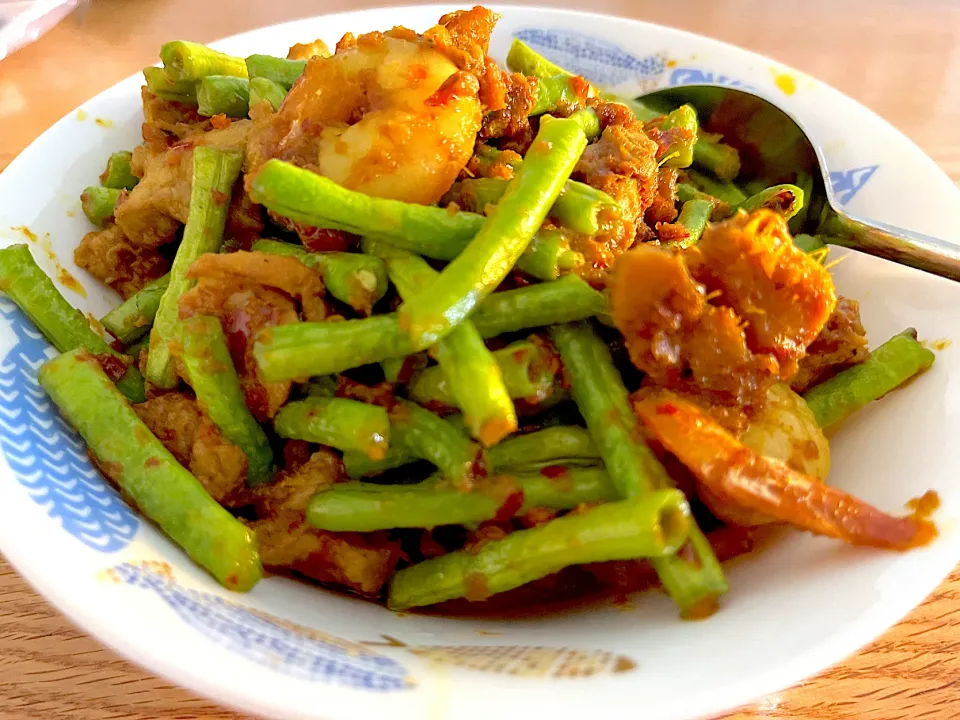 Stir fry sambal long bean|Florrieさん