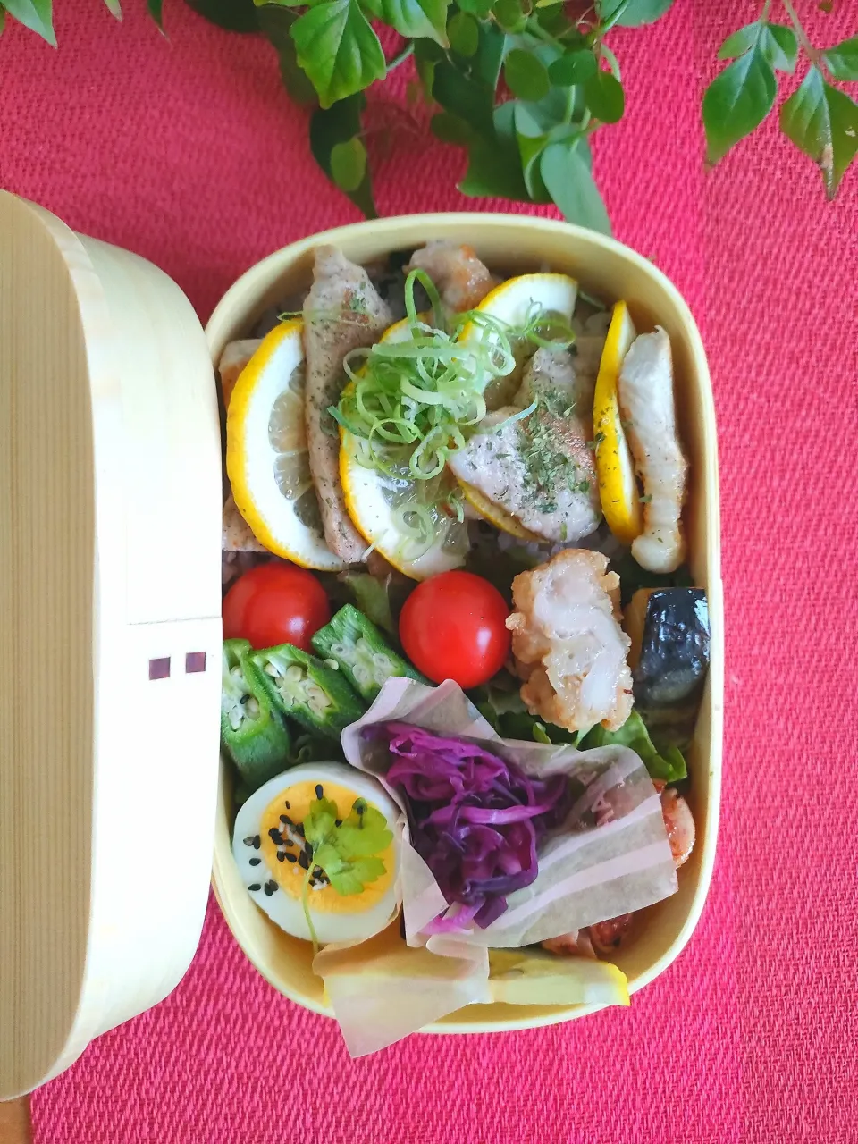 Snapdishの料理写真:今日のわっぱ弁当|ふかふかごはんさん