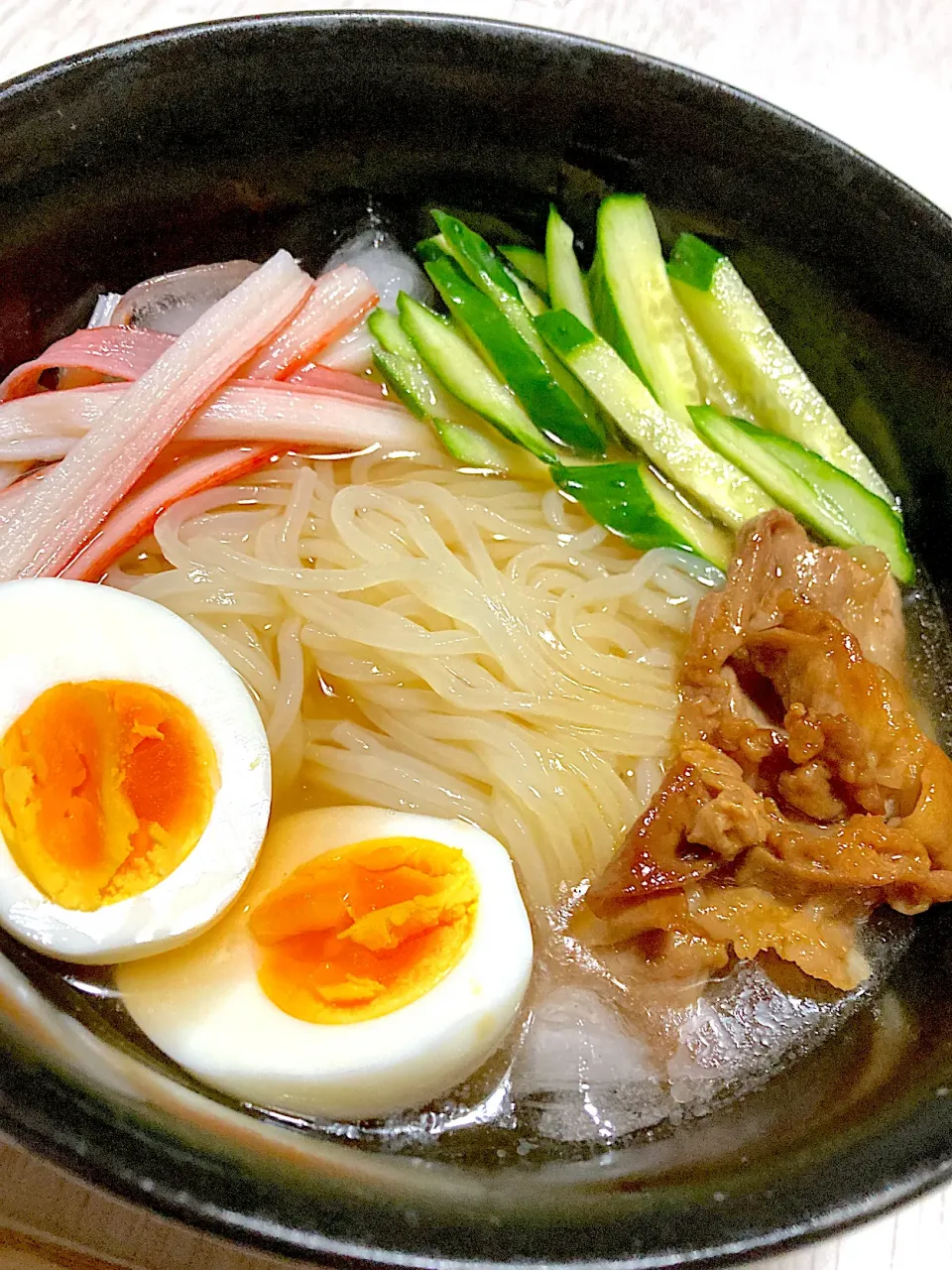 盛岡冷麺〜チャーシューのかわりに豚さんの炒め物のせ|Ayaさん