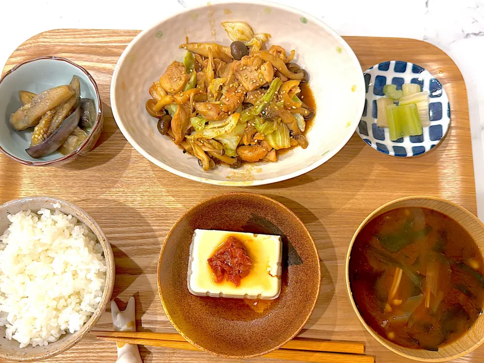 茄子の味噌炒め|コナさん