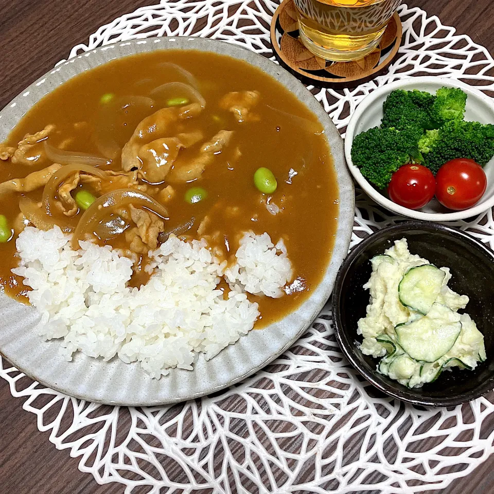 Snapdishの料理写真:6/30〜7/1  カレー🍛|らぶちあんさん