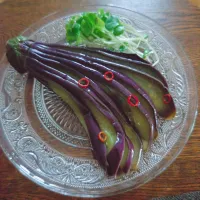 Snapdishの料理写真:けろよんさんの料理 丸ごとナスの1本漬け