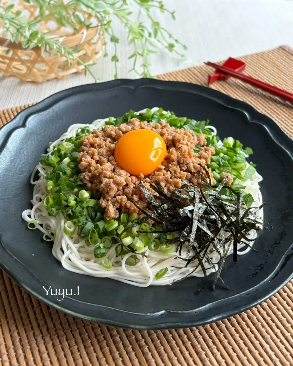 台湾まぜそば風そうめん🌀|ゆーこどんさん