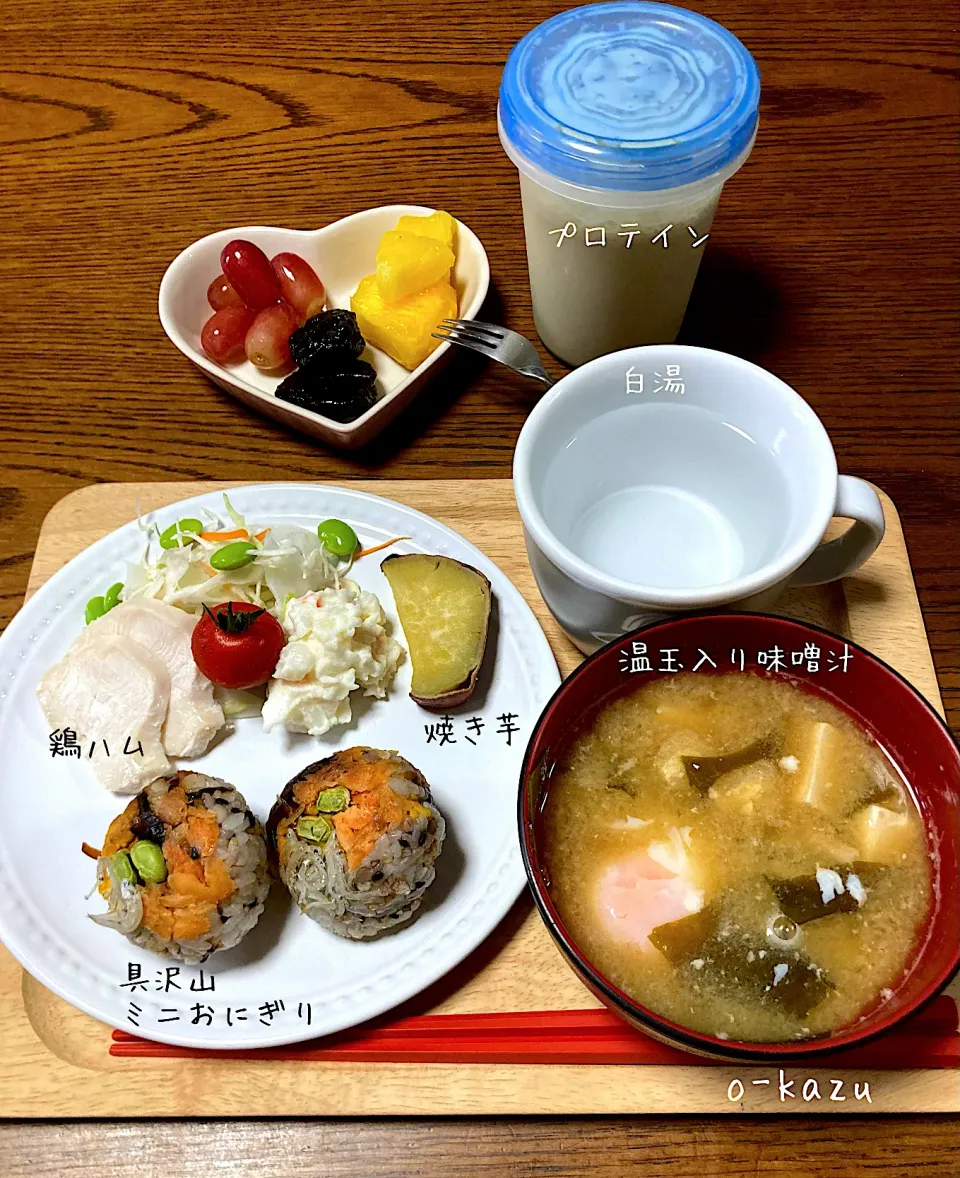 Snapdishの料理写真:朝ごはん|o-kazuさん