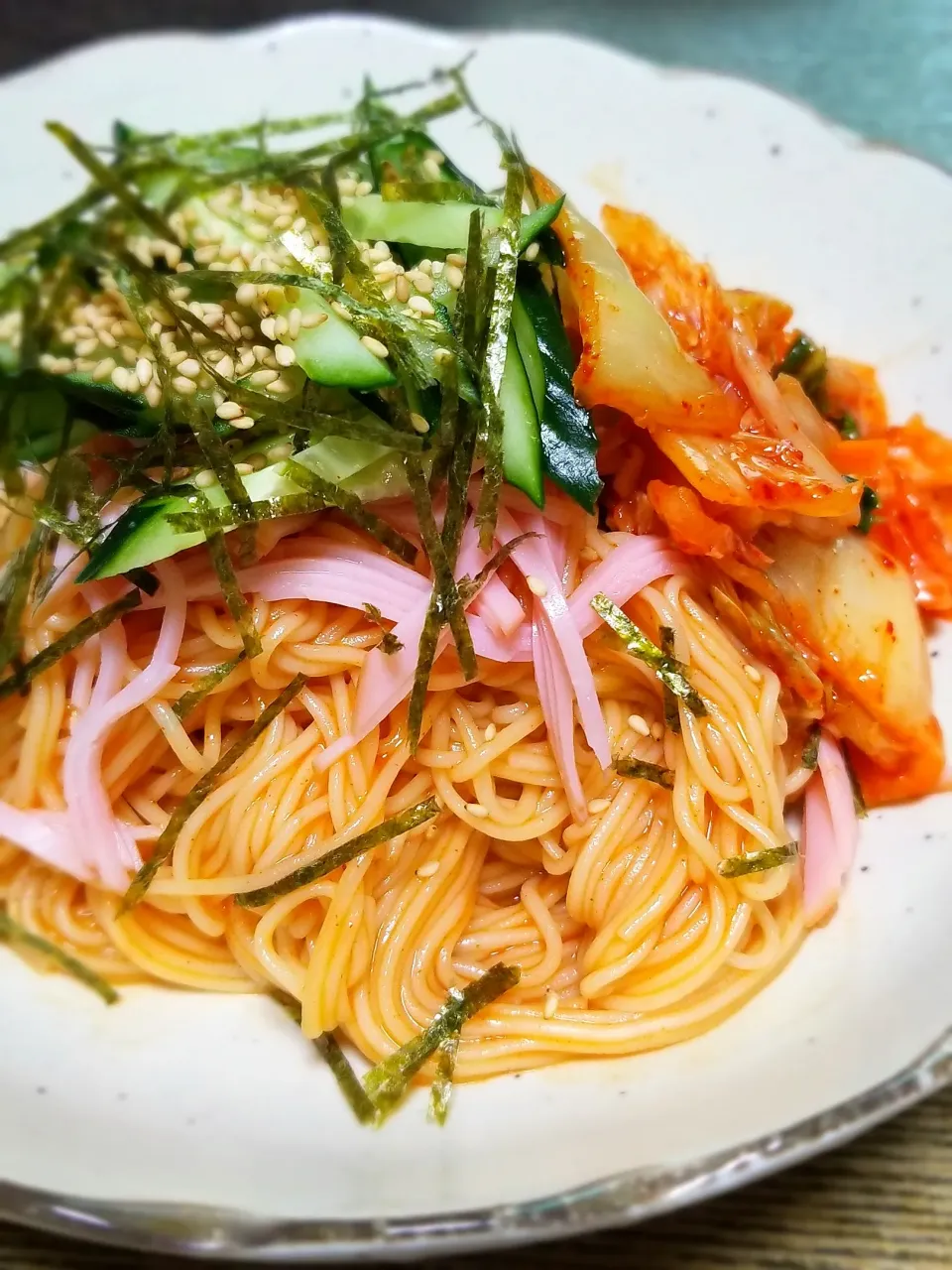 パパ作👨旨辛ビビン素麺|ぱんだのままんさん