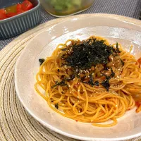 Snapdishの料理写真:韓国風キムチ和え麺|Cookieさん