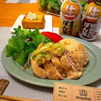 Snapdishの料理写真:ポン酢でさっぱり炊き込みご飯