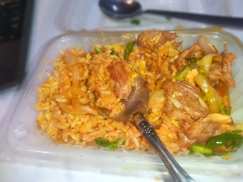 nasi goreng daging merah|DarrlyingAdamAbdMalekさん