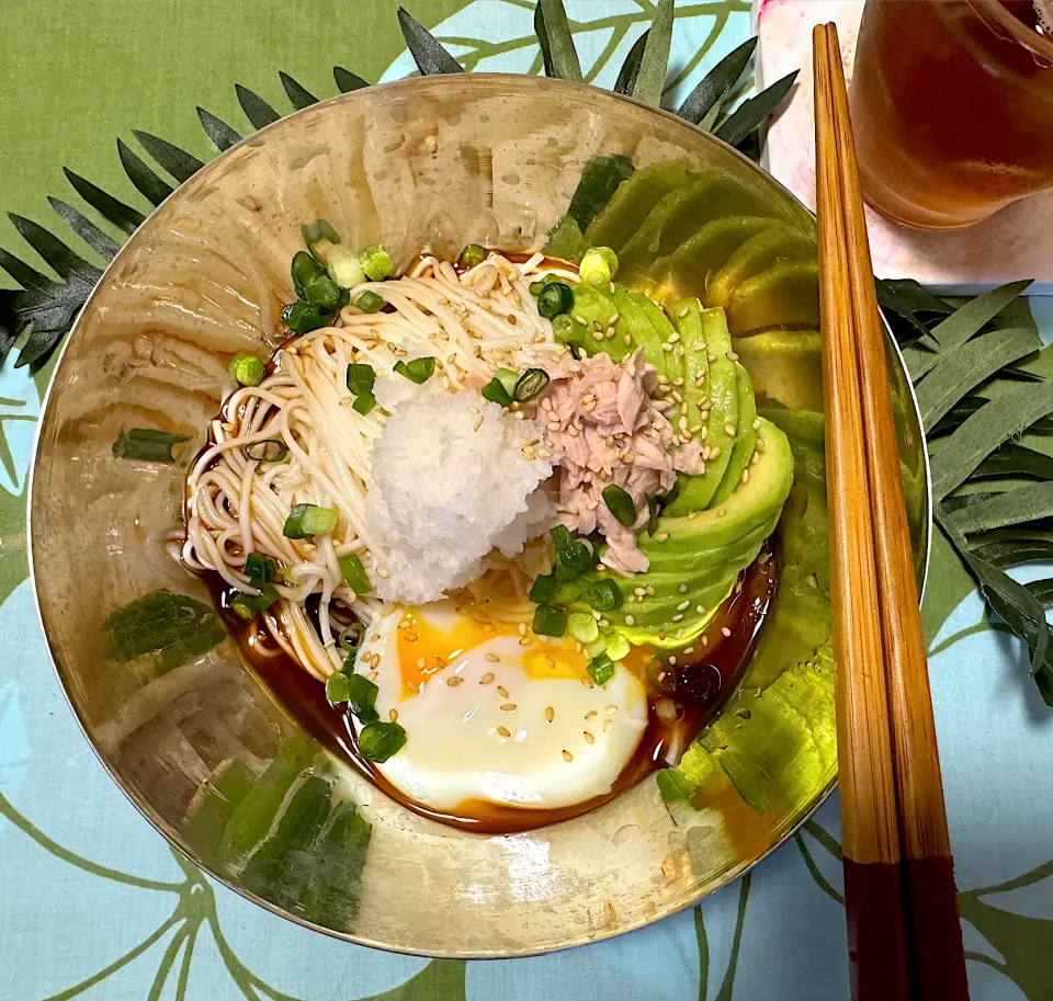 釜玉素麺で1人ランチ🍲|noeさん