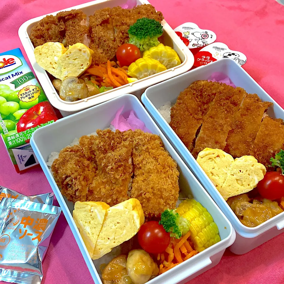 Snapdishの料理写真:チキンカツ弁当|R☆Mさん