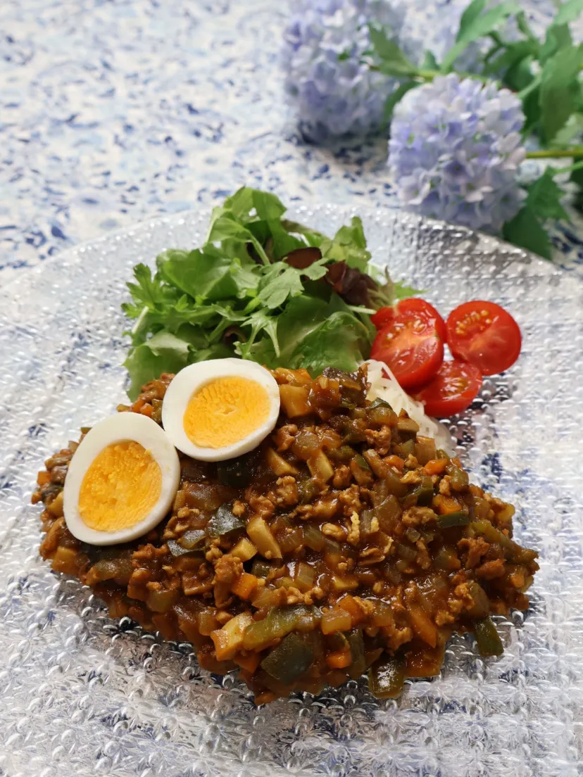 キーマカレーそうめん|めいめいさん