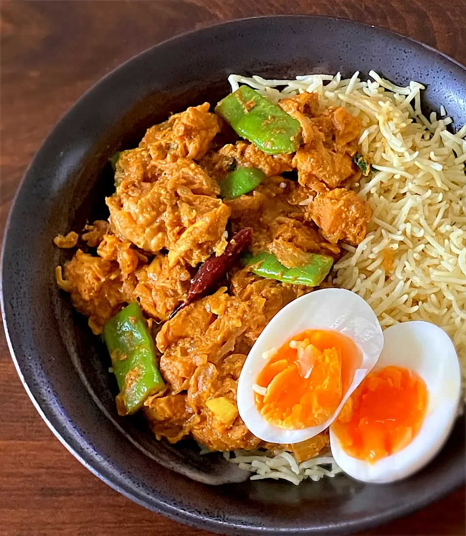 モロッコインゲンとチキンのカレー|ななごさん