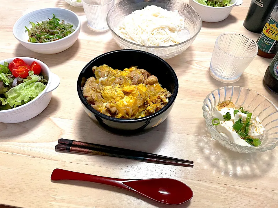 晩ごはん 親子丼|プリンさん