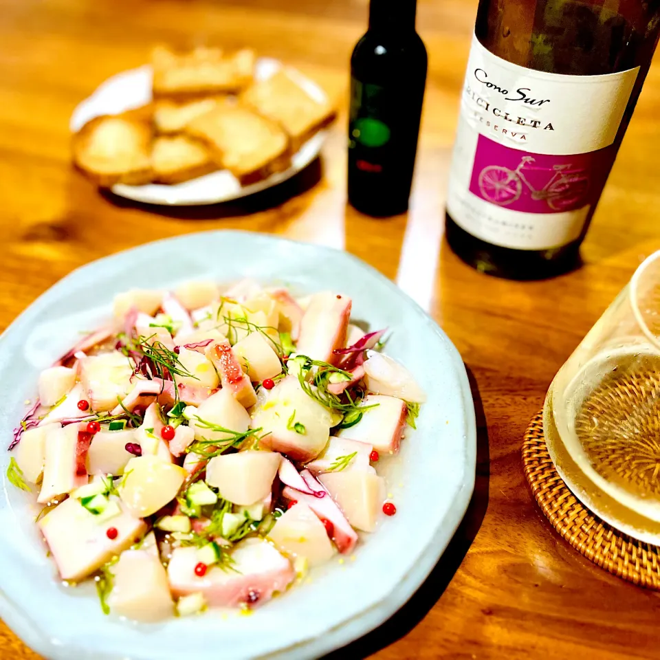 帆立とボイルいかのマリネ🇫🇷Marinated Scallops & Boiled Squid|アッコちゃん✨さん