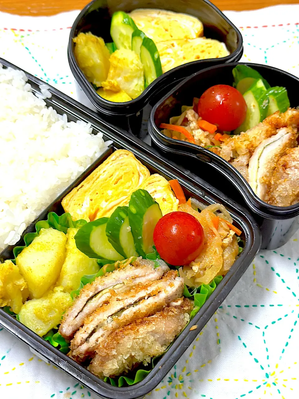 チーズ大葉はさみカツ弁当|アッキーさん