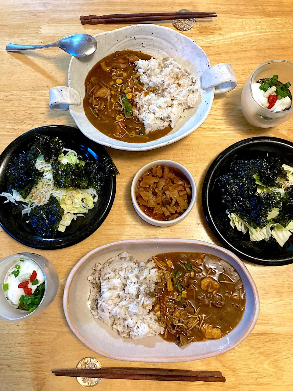 お友達が来てカレー🍛ランチ|さくたえさん