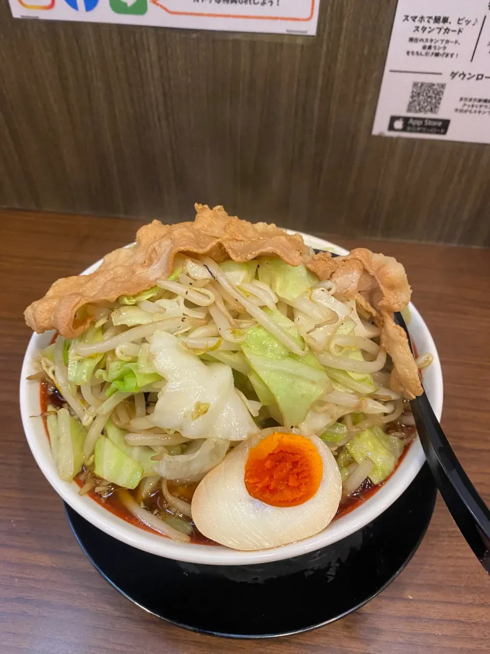 大阪市生野区生野西　麺屋わっしょいのだんじり盛り麺大盛り|タカちゃんさん