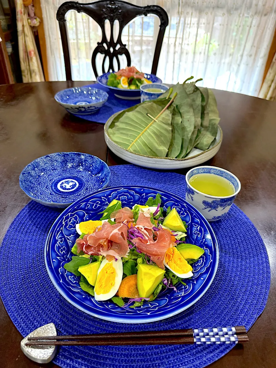 シーザーサラダ🥗に朴葉寿司🍃|Seikoさん