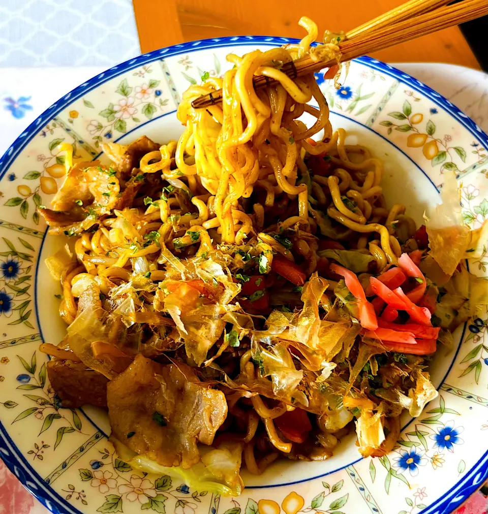 ホットクックでお手軽焼きそば。|ちはるさん