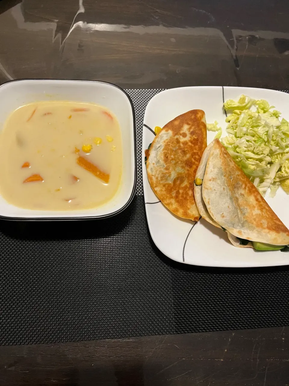 quesadilla⭐️soy milk soup|Lunaさん