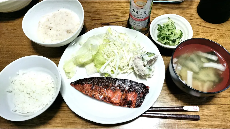 サバのみりん干し定食|えぃみぃさん