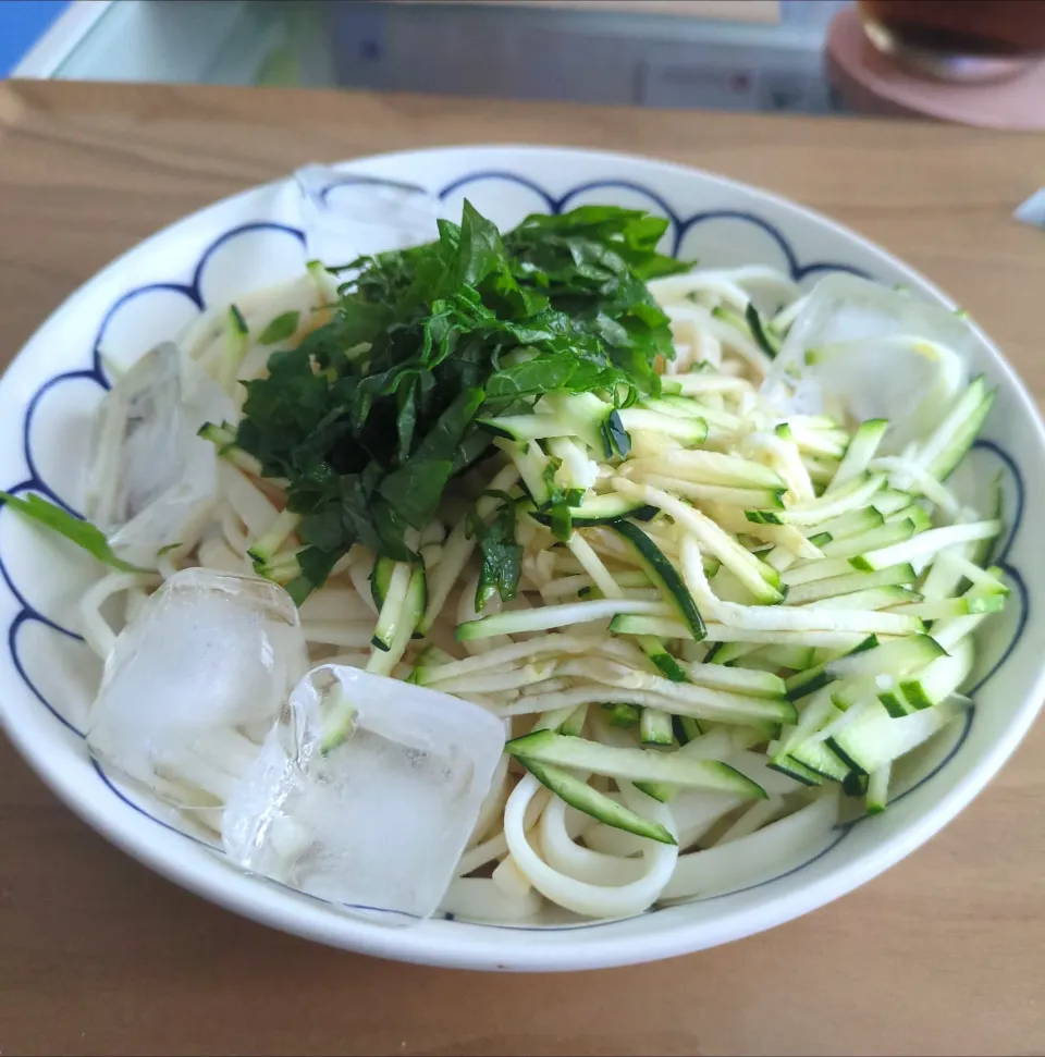 朝から暑い！稲庭うどん|しあるさん