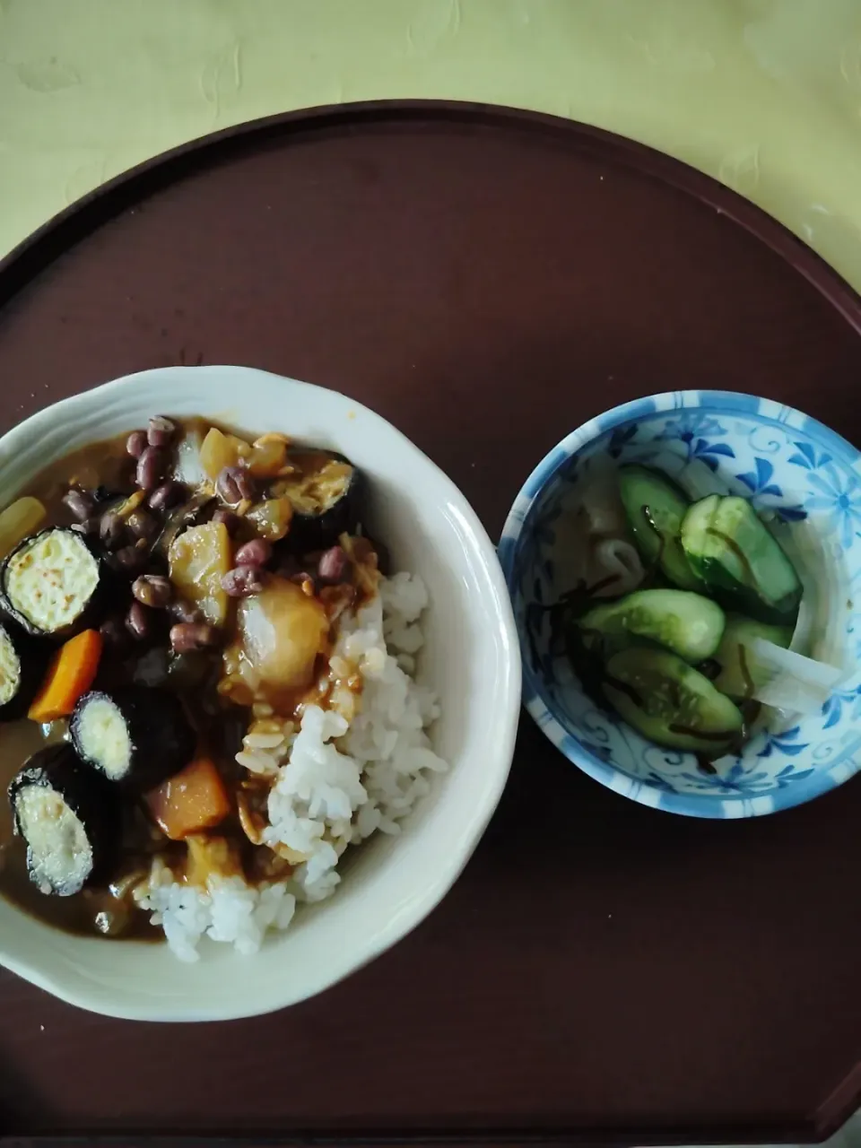 なすカレーときゅうり漬け|由紀子さん