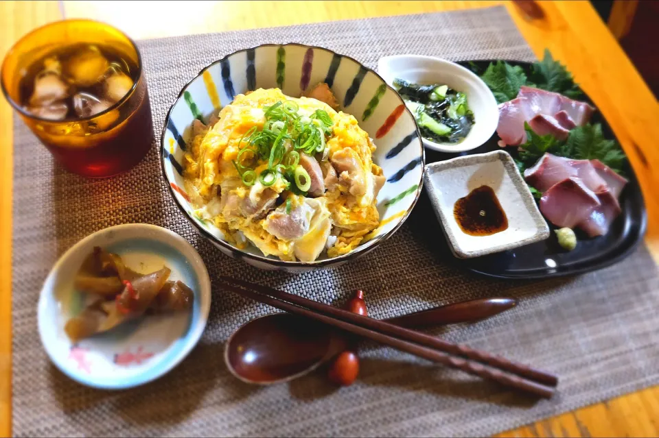 親子丼定食|みきやんさん