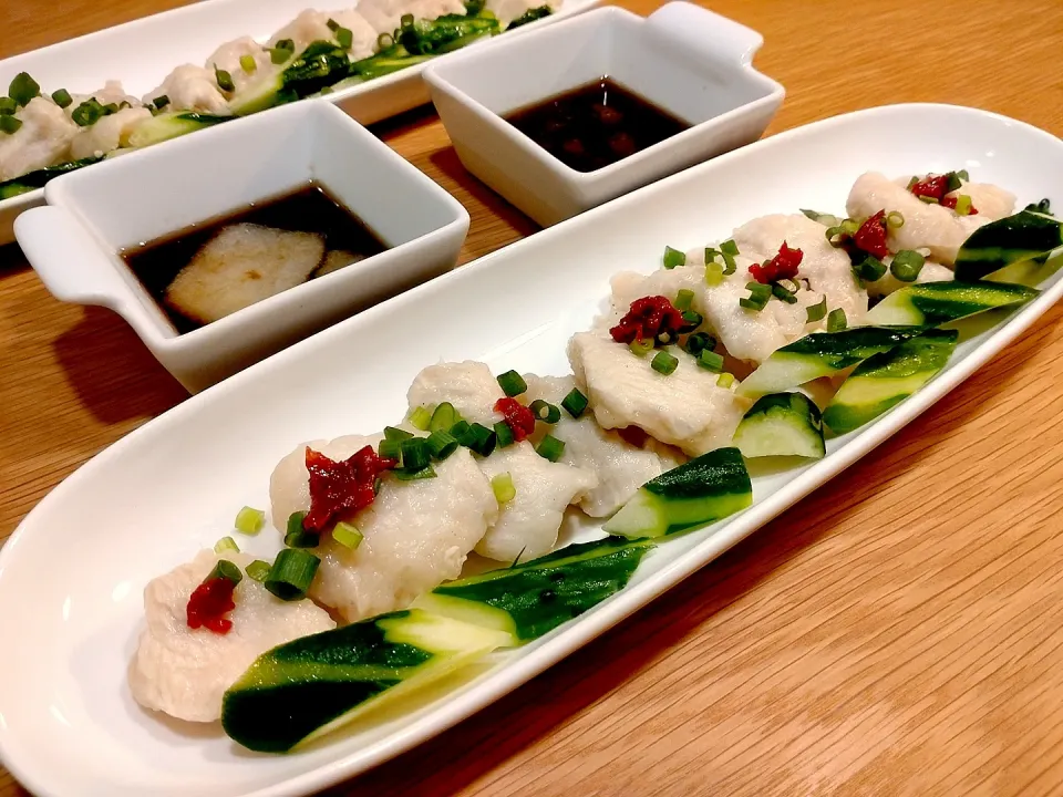 サミカさんの料理 水晶鶏胡瓜ドレッシングで🥒|みりさん