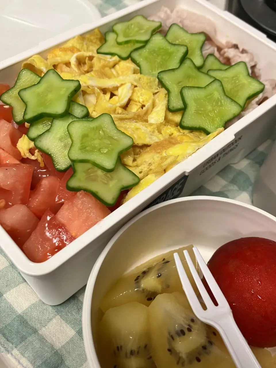 もうすぐ七夕　星の冷うどん弁当|たんぽぽさん